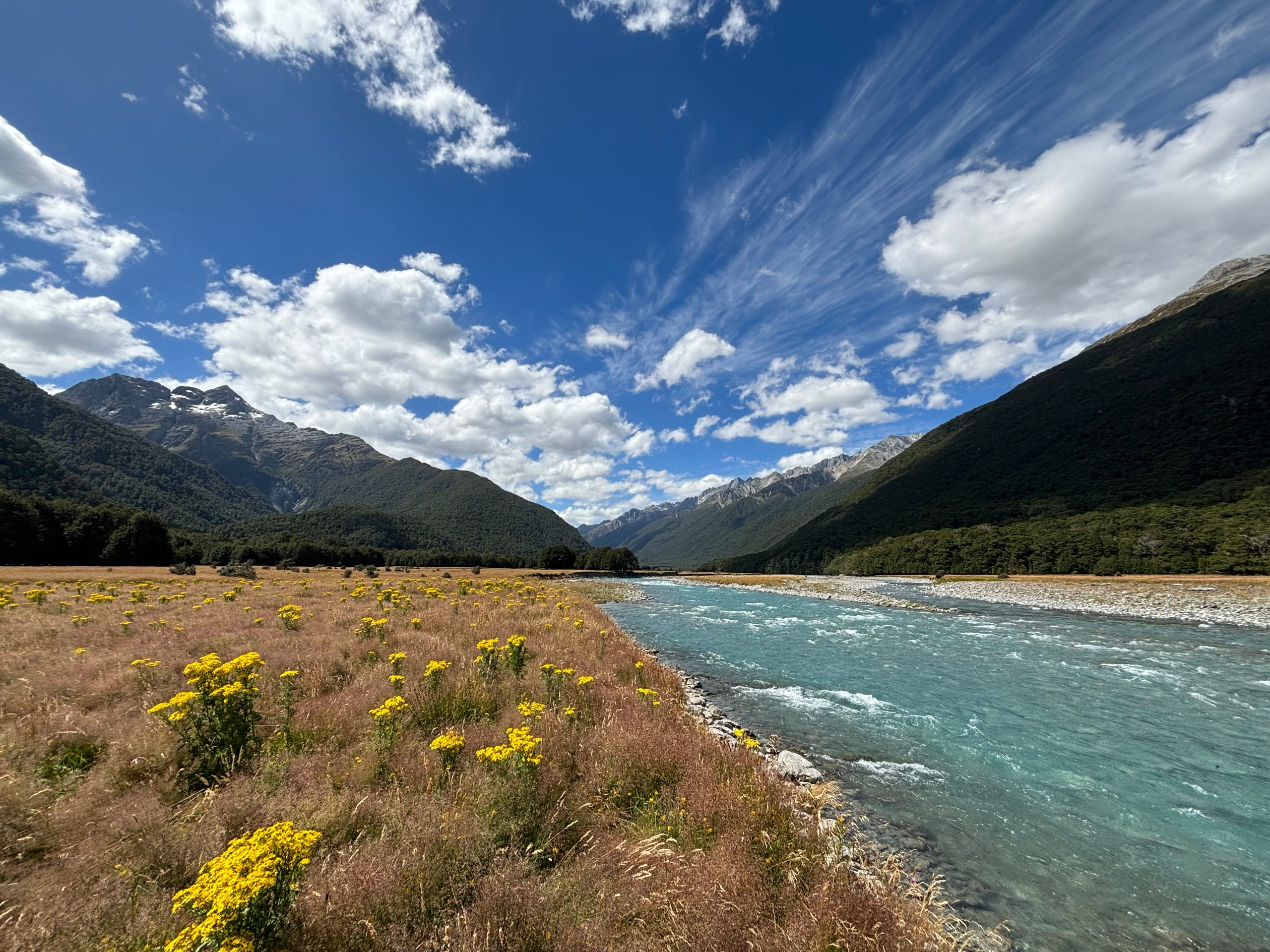 Backcountry river scenery in Central Otago